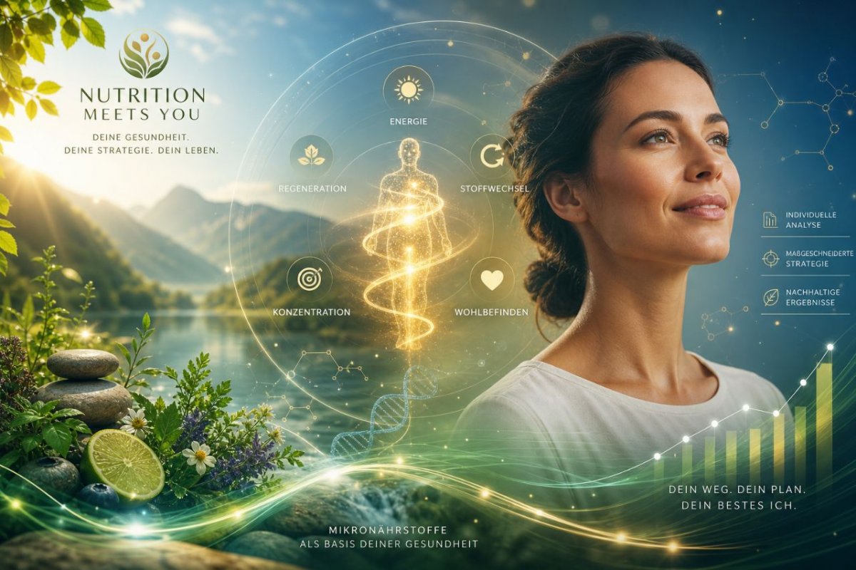 Nähr- und Vitalstofftherapie für Energie, Regeneration und Wohlbefinden